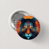 Tiger Stare! Button (Vorne & Hinten)