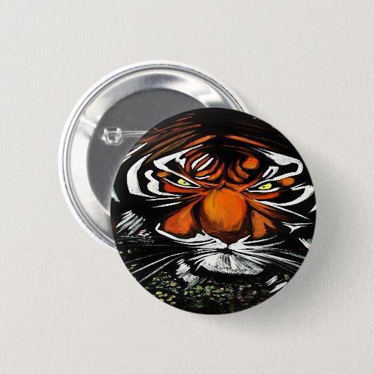 Tiger Stare Button (Vorne & Hinten)
