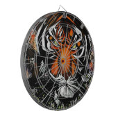 Tiger Stare Dartscheibe (Vorderseite Links)