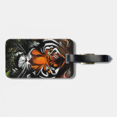 Tiger Stare Gepäckanhänger (Rückseite horizontal)