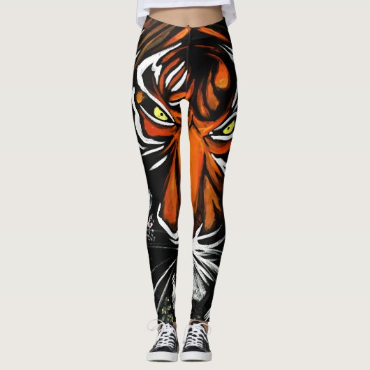 Tiger Stare Leggings (Vorderseite)