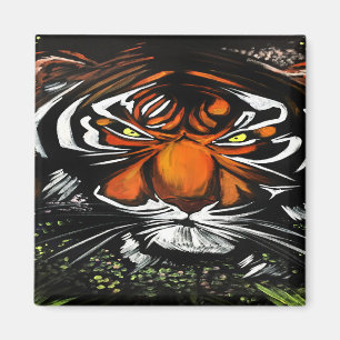 Tiger Stare Magnet