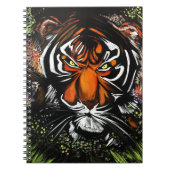 Tiger Stare Notizblock (Vorderseite)