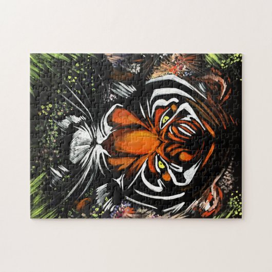 Tiger Stare Puzzle (Horizontal)