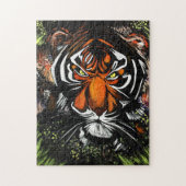 Tiger Stare Puzzle (Vertikal)