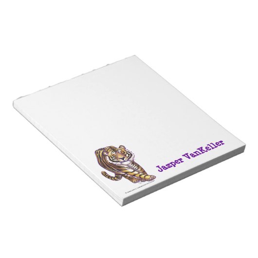 Tiger Stationery Notizblock (angewinkelt)