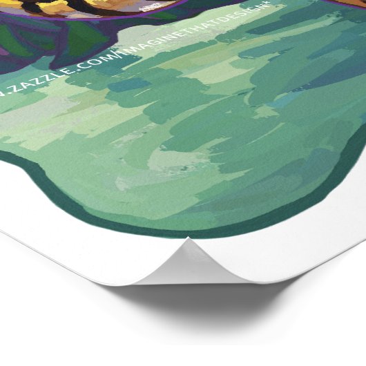 Tiger Stationery Poster (Ecke)