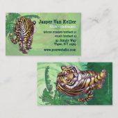 Tiger Stationery Visitenkarte (Vorne/Hinten)