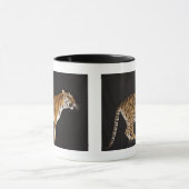 Tiger stehend auf Plattform Tasse (Zentrum)