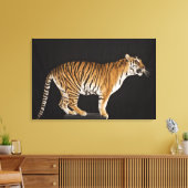 Tiger stehend leinwanddruck (Insitu (Wohnzimmer))