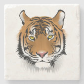 Tiger Steinuntersetzer (Vorderseite)