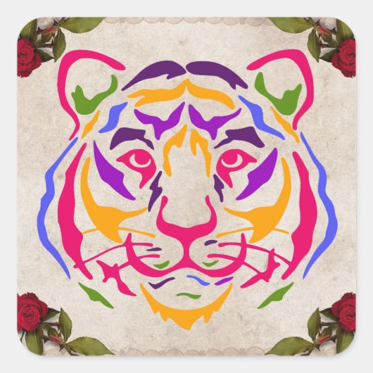 Tiger Sticker (Vorderseite)