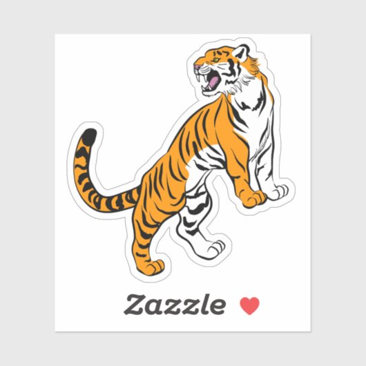 Tiger Sticker (Blatt)