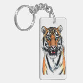 Tiger-Stift-Tinte Schlüsselanhänger (Vorderseite links)