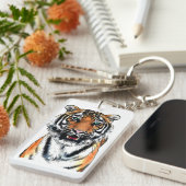 Tiger-Stift-Tinte Schlüsselanhänger (Vorderseite rechts)
