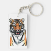 Tiger-Stift-Tinte Schlüsselanhänger (Rückseite)