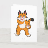 Tiger still karte (Rückseite)