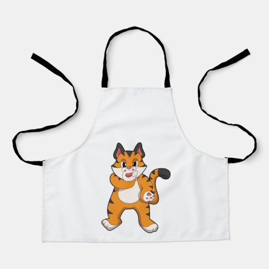 Tiger still schürze (Vorderseite)