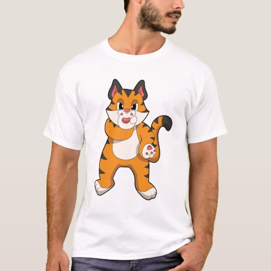 Tiger still T-Shirt (Vorderseite)