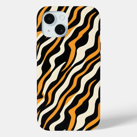 Tiger Stipes Pattern Case-Mate iPhone Hülle (Rückseite)