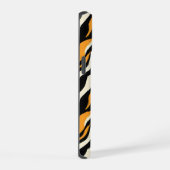 Tiger Stipes Pattern iPhone 15 Hülle (Rechte Seite)