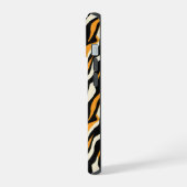 Tiger Stipes Pattern iPhone 15 Hülle (Linke Seite)