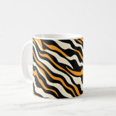 Tiger Stipes Pattern Kaffeetasse (Vorderseite Links)