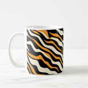 Tiger Stipes Pattern Kaffeetasse
