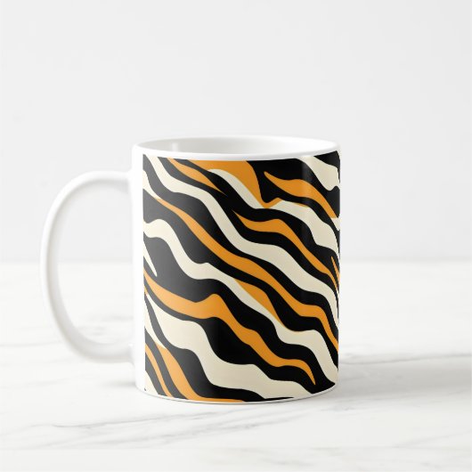 Tiger Stipes Pattern Kaffeetasse (Links)