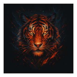 Tiger Storm - Energie entfesselt Fotodruck