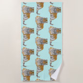 Tiger Strandtuch (Vorderseite)