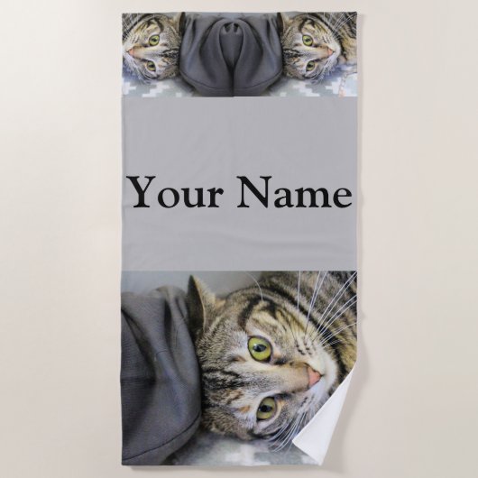 Tiger Strandtuch (Vorderseite)