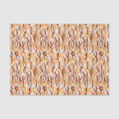 Tiger Streifen Abstraktes Muster Seidenpapier (Vorderseite)