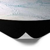 Tiger-Streifen auf Enceladus Poster (Ecke)