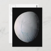 Tiger-Streifen auf Enceladus Postkarte (Vorne/Hinten)