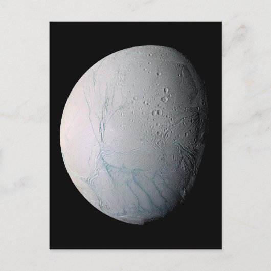 Tiger-Streifen auf Enceladus Postkarte (Vorderseite)