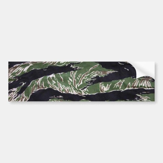 Tiger-Streifen-Camouflage-Autoaufkleber Autoaufkleber (Vorne)