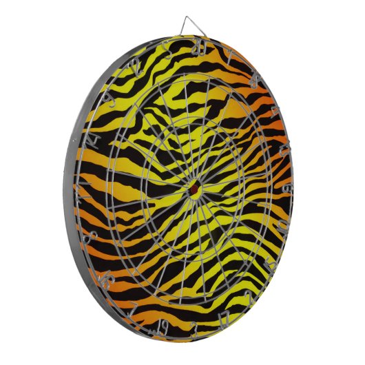 Tiger-Streifen Dartscheibe (Vorderseite Links)