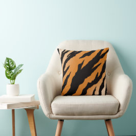 Tiger-Streifen-Design auf einem Kissen