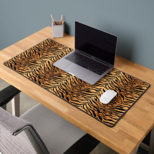 Tiger-Streifen-Druck Schreibtischunterlage