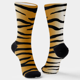Tiger Streifen Exotic Animal Print Funny Socken