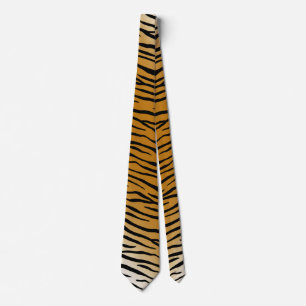 Tiger Streifen Exotic Animal Print Krawatte