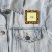 Tiger-Streifen-Fotobild-Button Button (Beispiel)