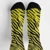 Tiger Streifen Gelbe Crews Socken - Fett Tier (Oben)