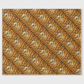Tiger-Streifen Geschenkpapier (Flach)