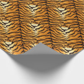 Tiger-Streifen Geschenkpapier (Ecke)