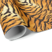 Tiger-Streifen Geschenkpapier (Rolleneckpunkt)