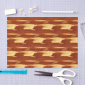 Tiger-Streifen-hölzerner Korn-Bambusblick Seidenpapier (Handwerk)