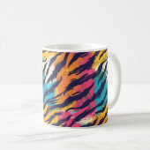 Tiger-Streifen Kaffeetasse (VorderseiteRechts)