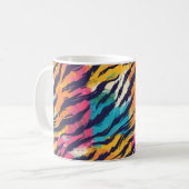 Tiger-Streifen Kaffeetasse (Vorderseite Links)